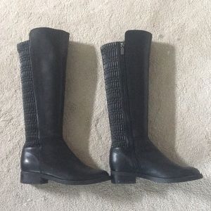 Black Blondo riding-style boots